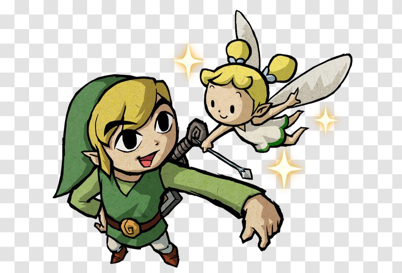 The Legend Of Zelda: Wind Waker HD Link Phantom Hourglass Minish Cap - Plant - Zelda And Navi Transparent PNG