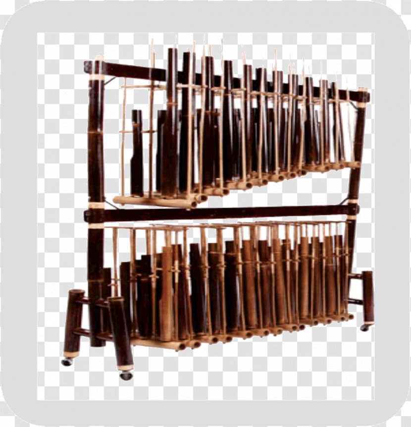 Angklung Musical Instruments Gigantochloa Atroviolacea Gamelan - Heart Transparent PNG