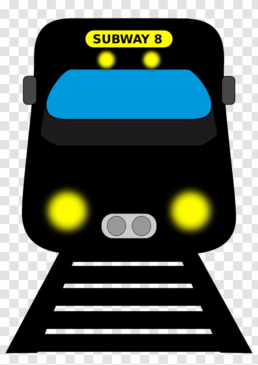Rapid Transit Clip Art Openclipart Subway Rail Transport - Trolley - Metro Transparent PNG