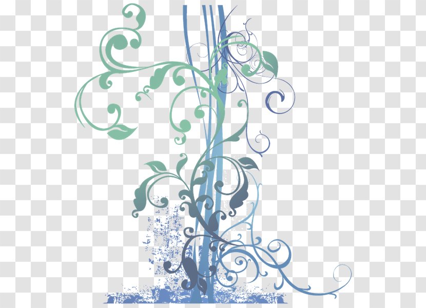 Stock Photography Drawing Blue - Tree - Flower Transparent PNG