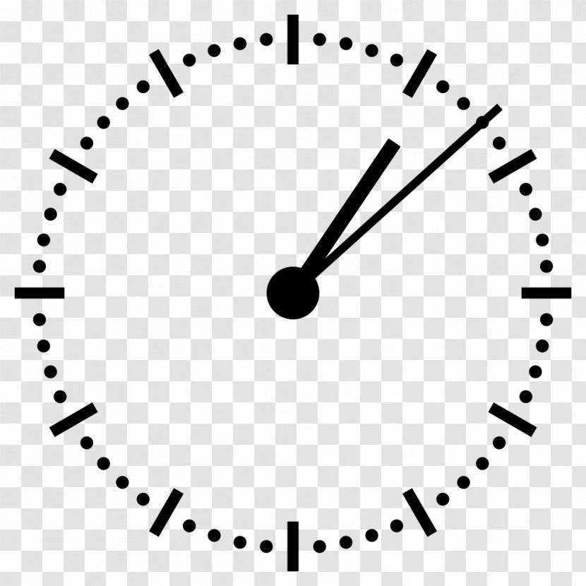 Clock Face 24-hour Alarm Clocks Clip Art - Silhouette - 13 Transparent PNG