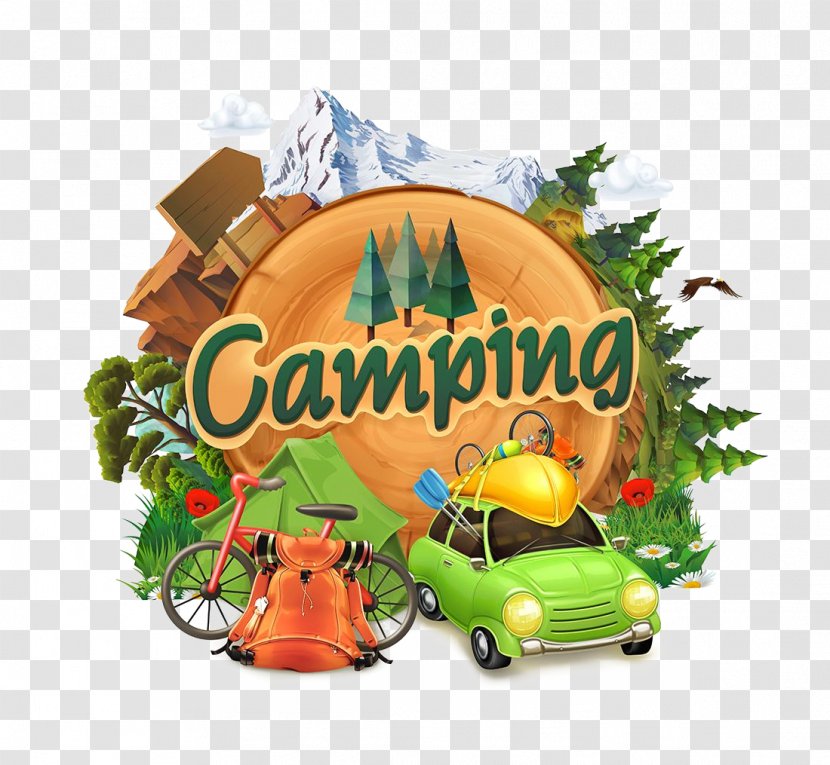 Camping Adventure Illustration - Hiking - Outdoor Transparent PNG