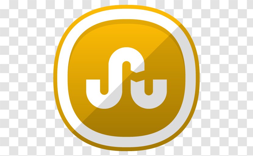 StumbleUpon Symbol Download - Yellow - Shaded Transparent PNG