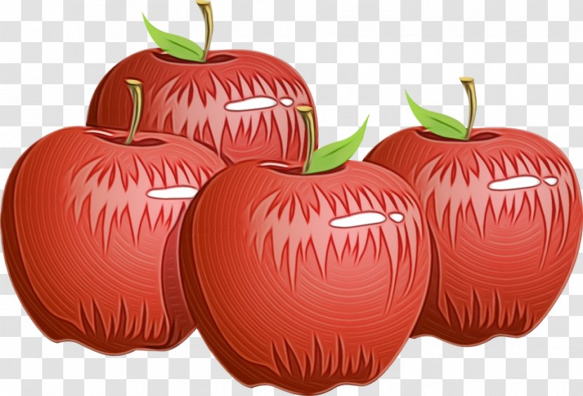 Natural Foods Fruit Red Apple Plant - Superfood Food Transparent PNG