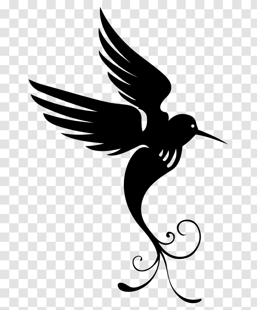 Swallow Bird - Photography - Symbol Blackandwhite Transparent PNG
