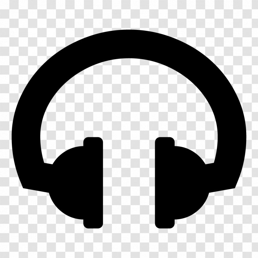 Headset - Black And White - Theme Transparent PNG