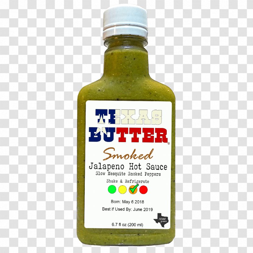 Condiment Product Jalapeño Texas Hot Sauce - Butter - Bottles Transparent PNG
