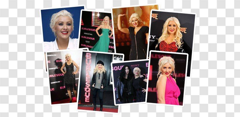 Public Relations Collage Christina Aguilera Transparent PNG