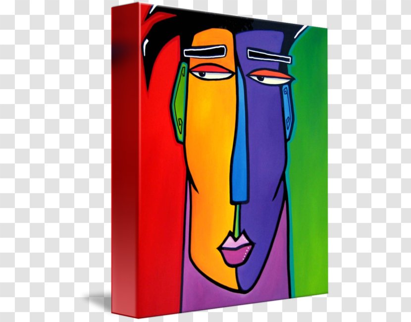 Modern Art Abstract Painting Contemporary - Portrait Transparent PNG