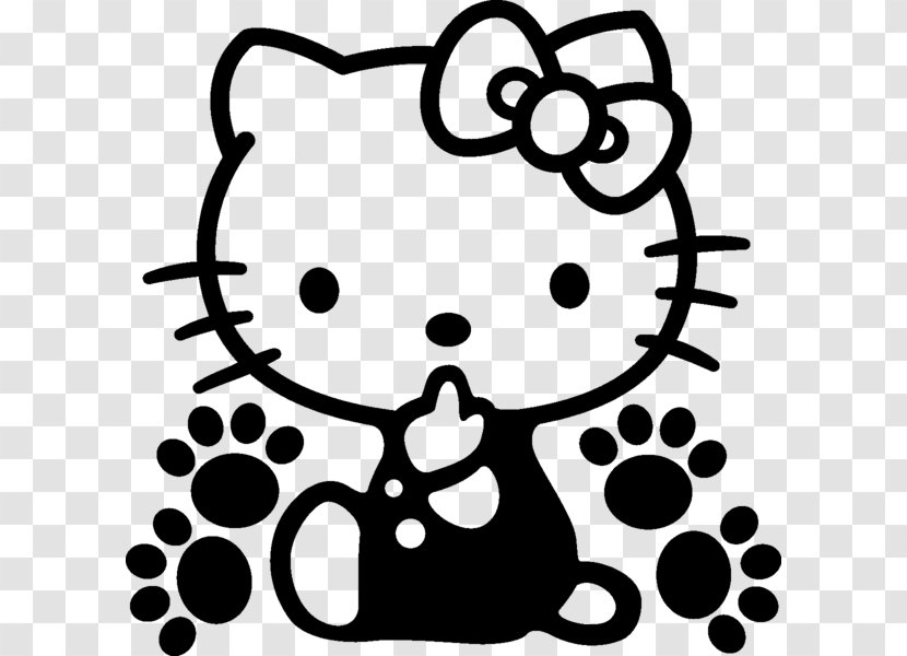 Hello Kitty Wall Decal Bumper Sticker - Smile Transparent PNG