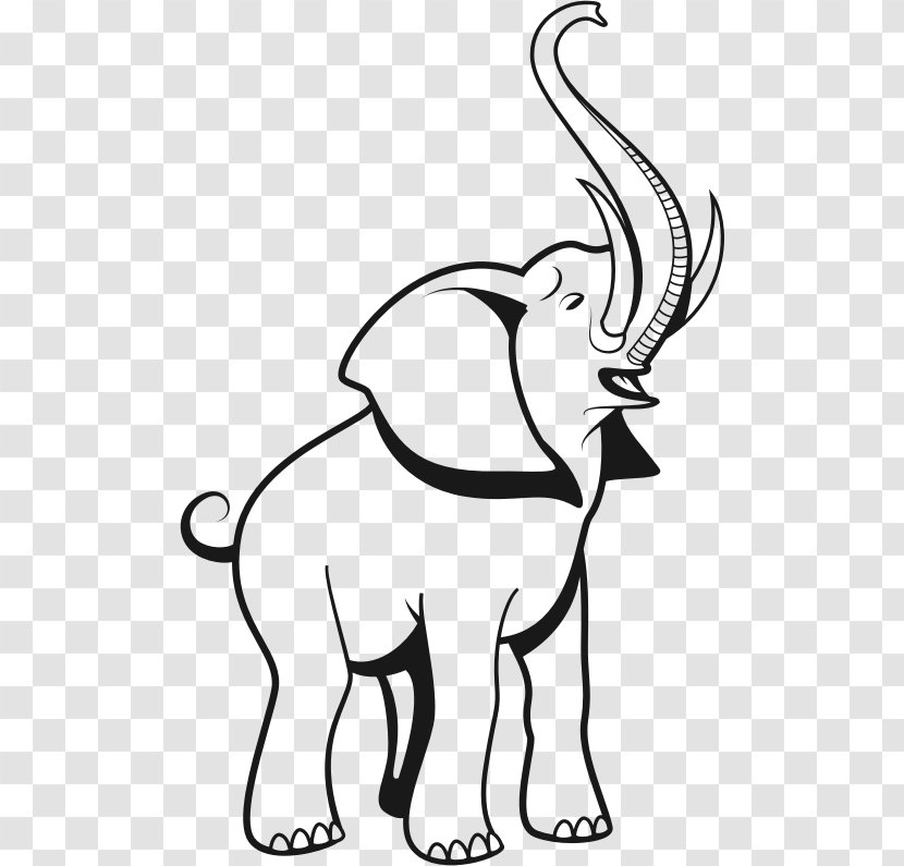 Elephant Drawing Clip Art - Fauna - Elephants Vector Transparent PNG
