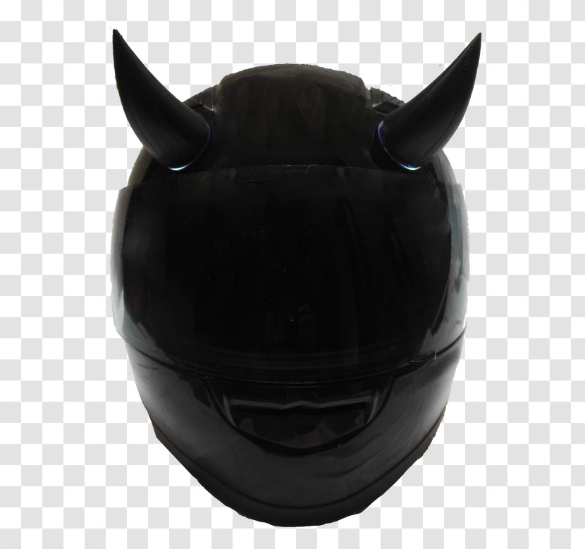 Motorcycle Helmets Scooter Devil - Black Transparent PNG