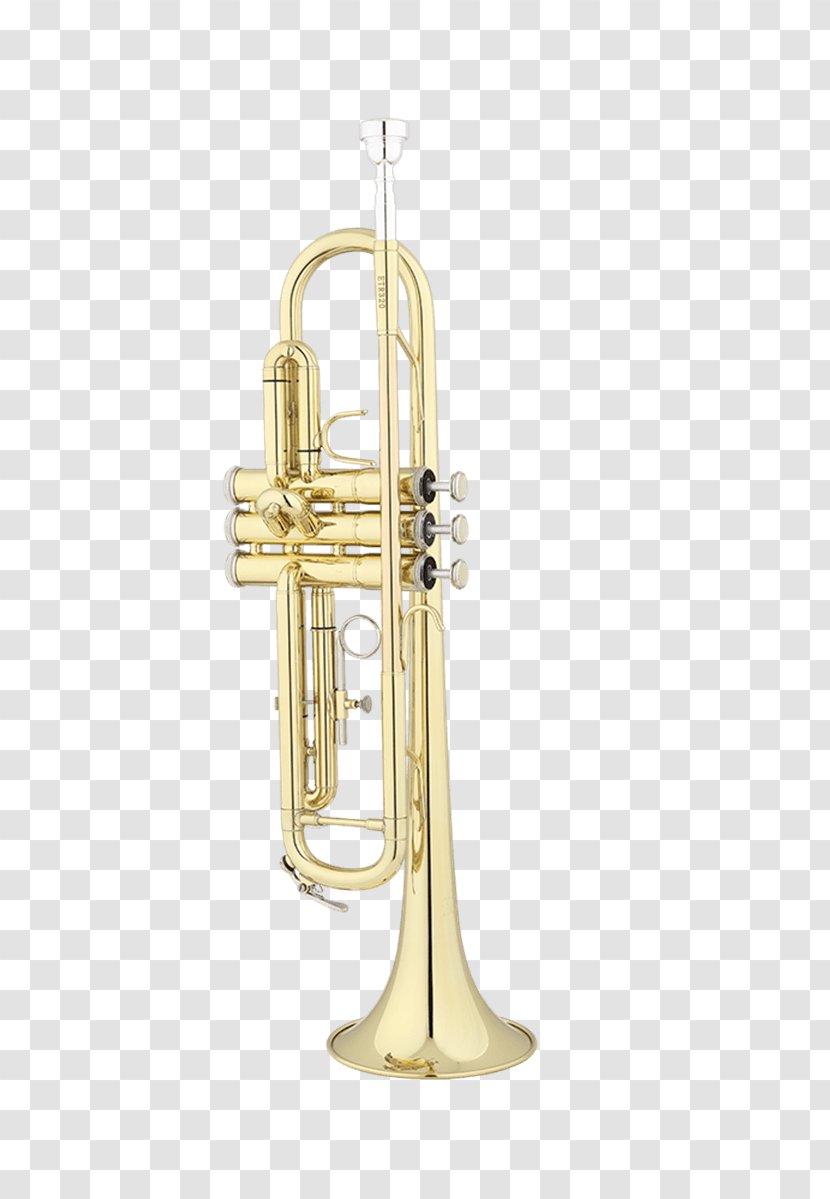 Trumpet Flugelhorn Wind Instrument Musical Instruments Brass - Flower Transparent PNG