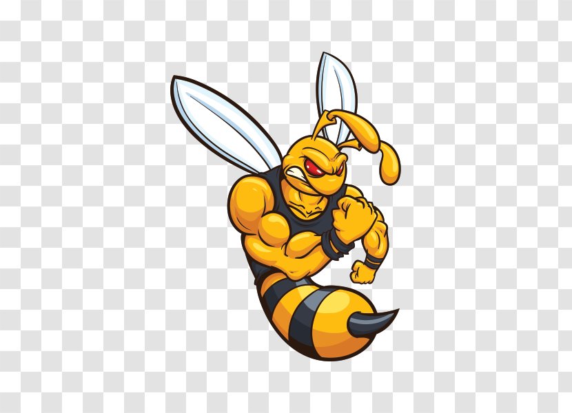 Honey Bee Hornet Decal Sticker - Adhesive Tape Transparent PNG