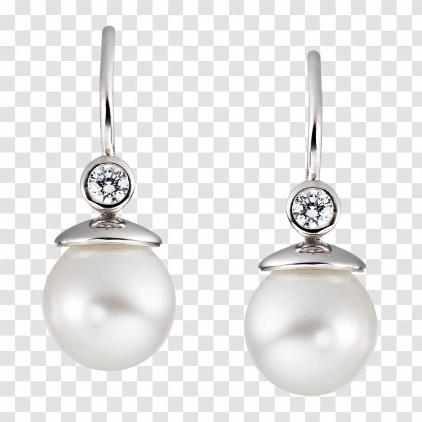 Pandora Elegant Beauty Stud Earrings Pearl Jewellery Gold - Platinum Transparent PNG