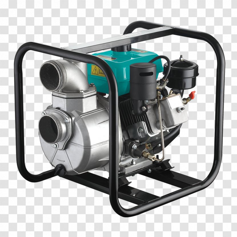 Hardware Pumps Diesel Engine Irrigation Gasoline - Petrol - Water Pump Transparent PNG