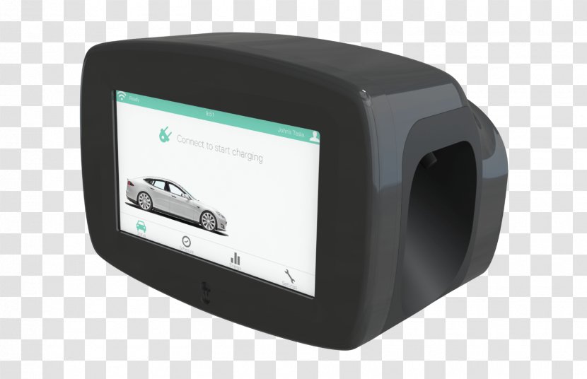 Battery Charger Electric Vehicle Car Charging Station - Elektromobilita Transparent PNG