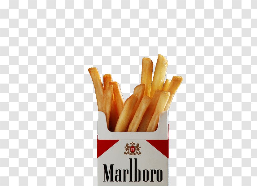 Marlboro Man Cigarette McDonald's French Fries Transparent PNG