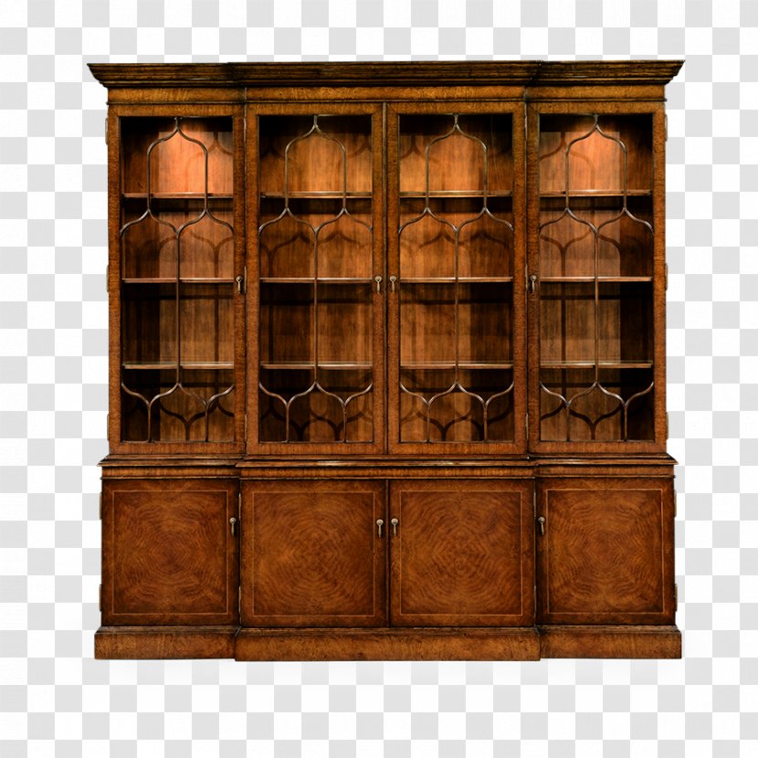 Bookcase Shelf Wood Stain Cabinetry - Antique - China Cabinet Transparent PNG