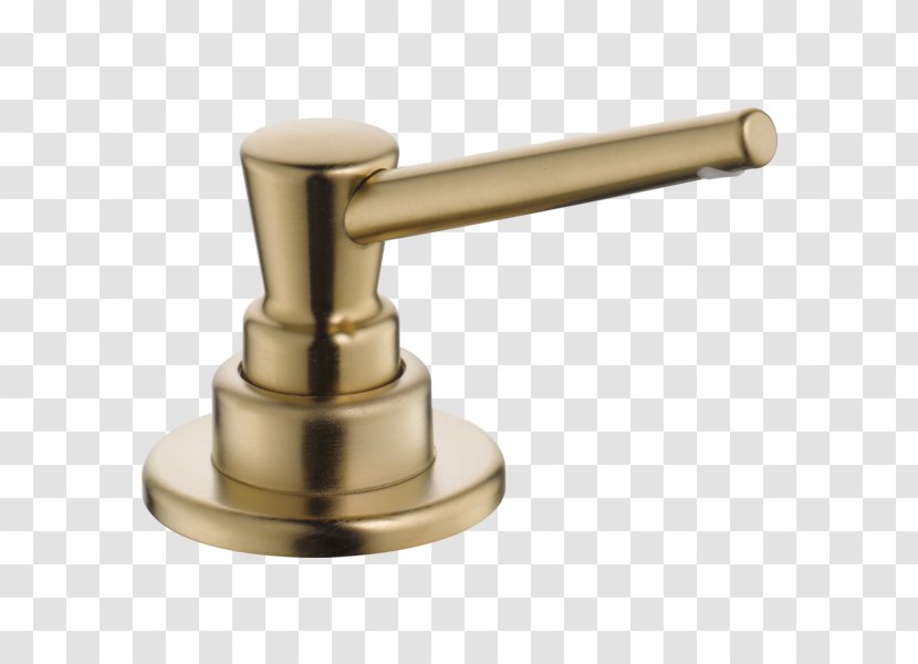 Delta Soap/Lotion Dispenser Kitchen Faucet Handles & Controls Soap Dishes Holders - Company - Champagne Bronze Finish Transparent PNG