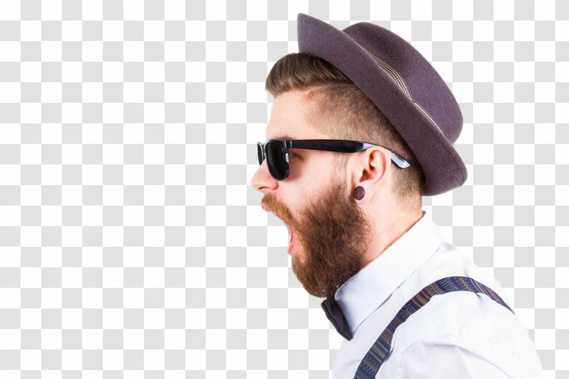 Stock Photography Fashion Hipster Hat Man - Headgear - Men's Side Face Transparent PNG