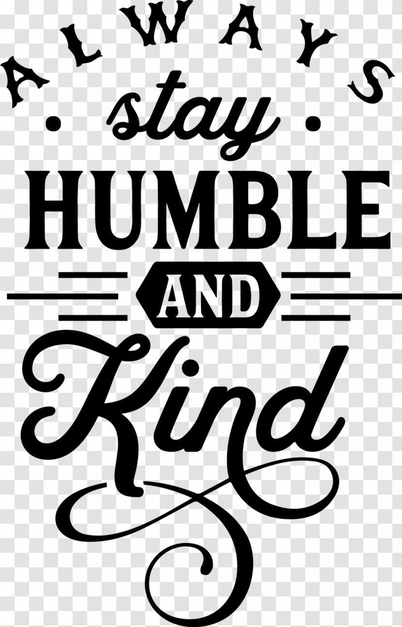 Humble And Kind Stencil Cricut Clip Art - Logo - In Transparent PNG