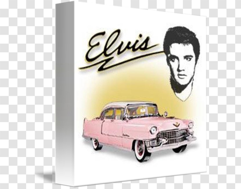 Elvis Presley Cadillac Fleetwood Pink Car - Automotive Design Transparent PNG