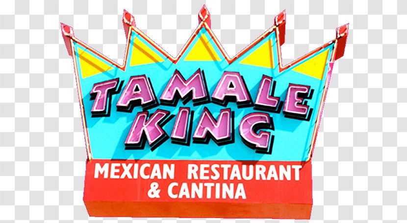 Tamale King Logo Taco Banner Brand - Hand Made Real Mexican Tacos Transparent PNG