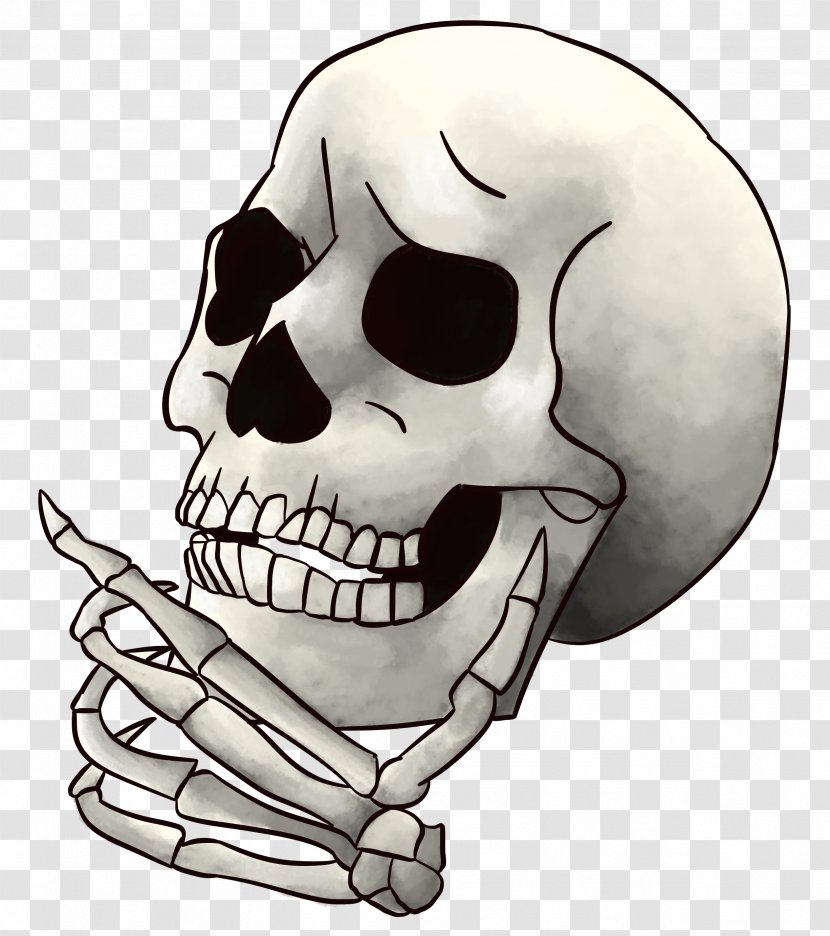 Skull And Crossbones Skeleton Image Emoji Transparent PNG