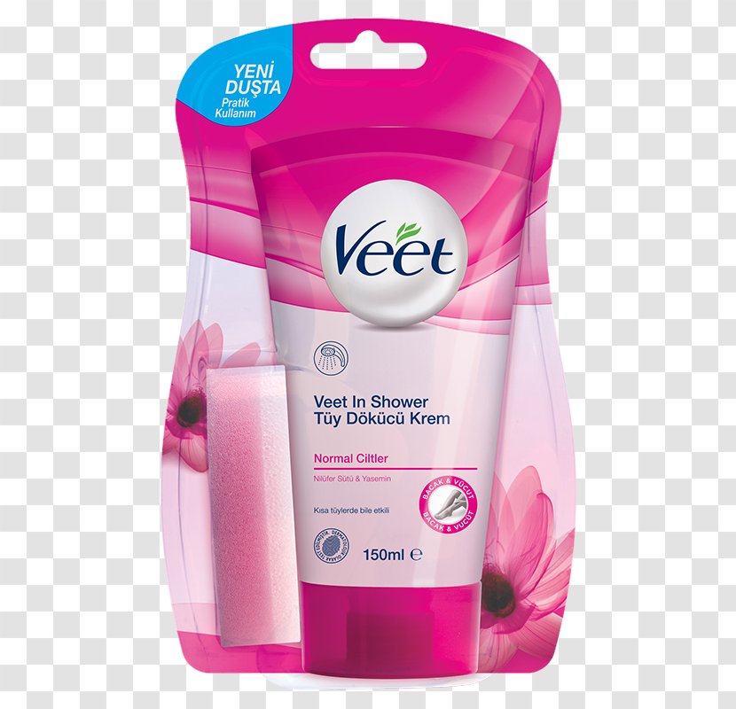 Chemical Depilatory Veet Cream Feather Waxing Transparent PNG