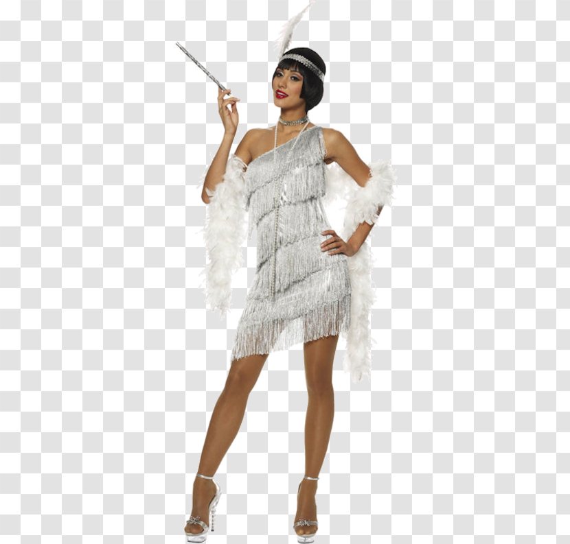 1920s Flapper Dress Costume Clothing Transparent PNG