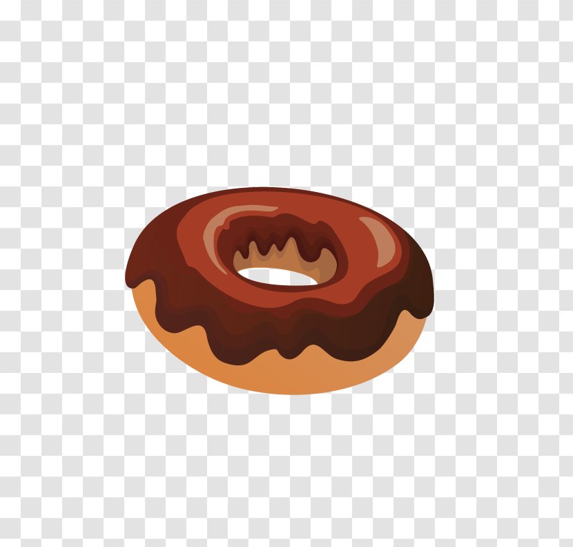 Mouth Font - Chocolate Donut Sandwich Transparent PNG