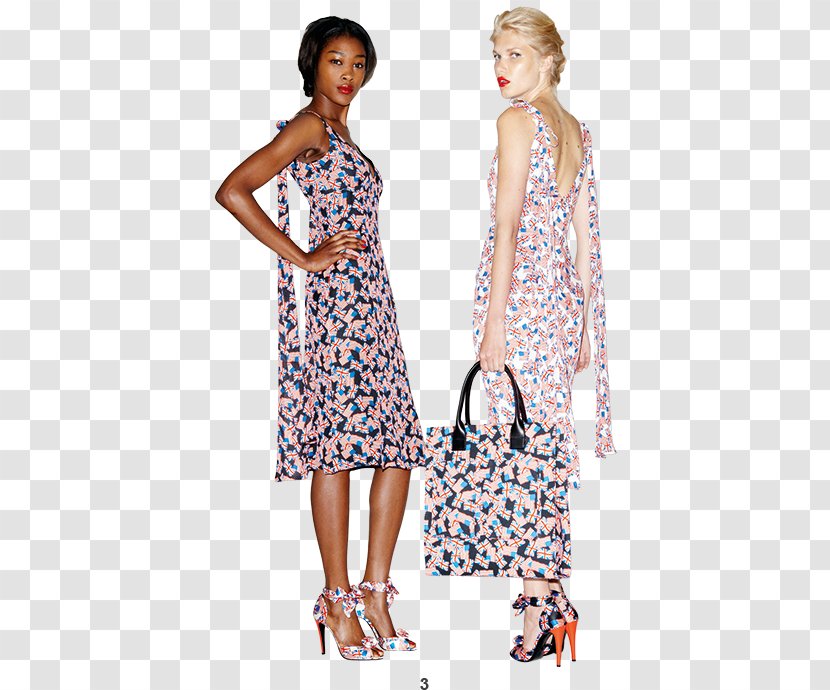 Fashion Week Clothing Dress Pattern - Stylecom - Propaganda Modeling Transparent PNG