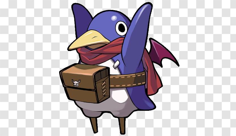 Prinny: Can I Really Be The Hero? Penguin Prinny 2 Video Game - Cartoon - Bird Wearing A Hat Transparent PNG