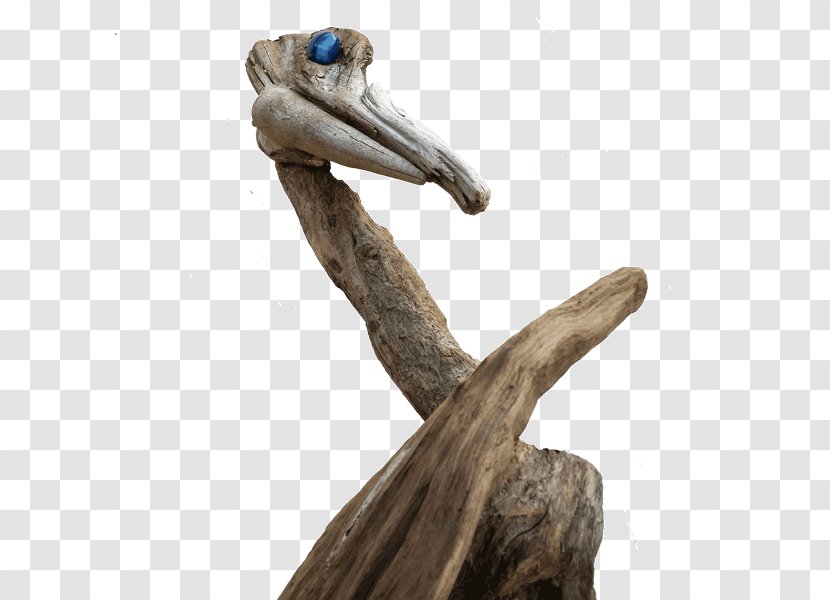 Driftwood Sculpture Figurine - Ostrich Transparent PNG