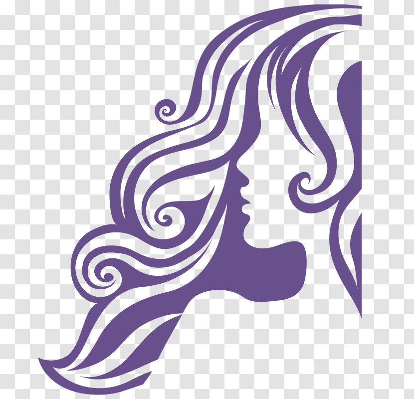 Beauty Parlour Hairdresser Logo Renaissance Hair & Academy - Purple - Skyline Paris Transparent PNG
