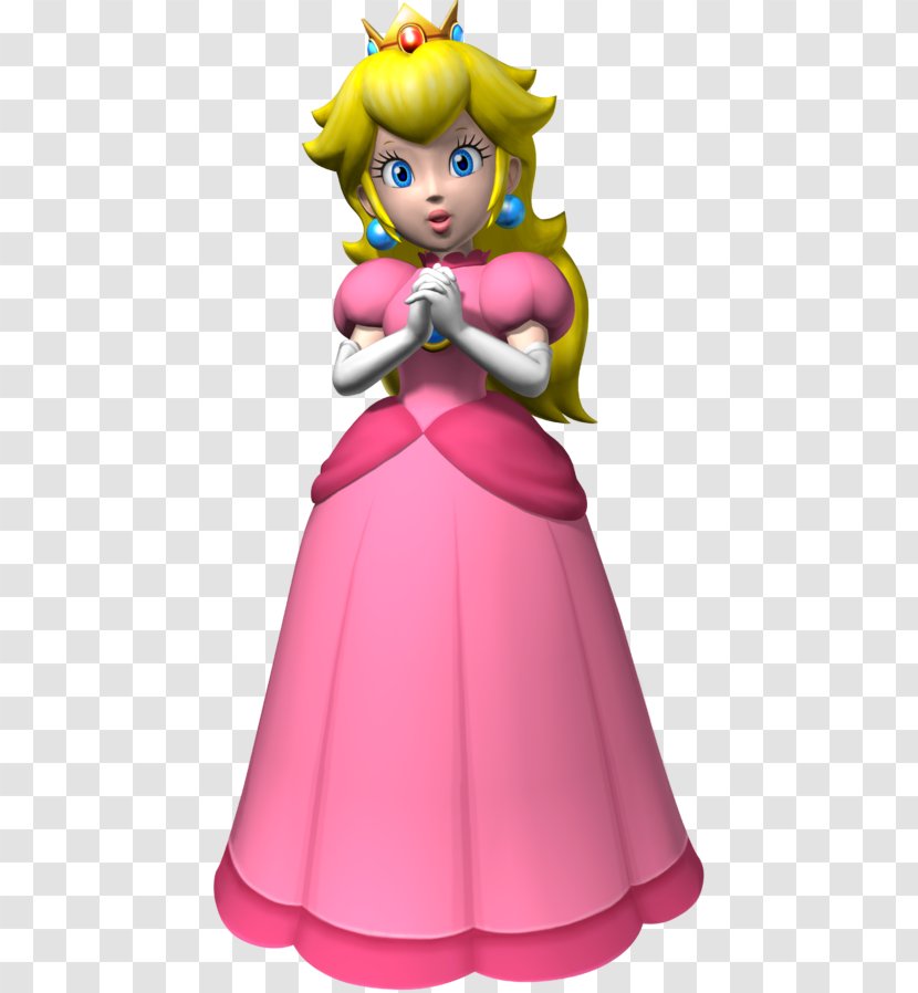 Super Mario Bros. Princess Peach Luigi New Bros - Mythical Creature Transparent PNG