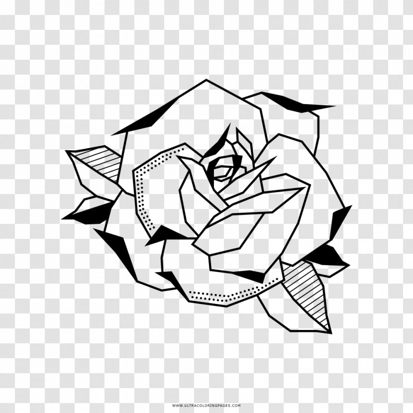 Black And White Drawing Skepticle Rose - Frame Transparent PNG