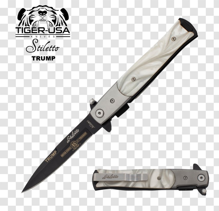 Utility Knives Hunting & Survival Bowie Knife Throwing - Melee Weapon - Fashion Folding Transparent PNG