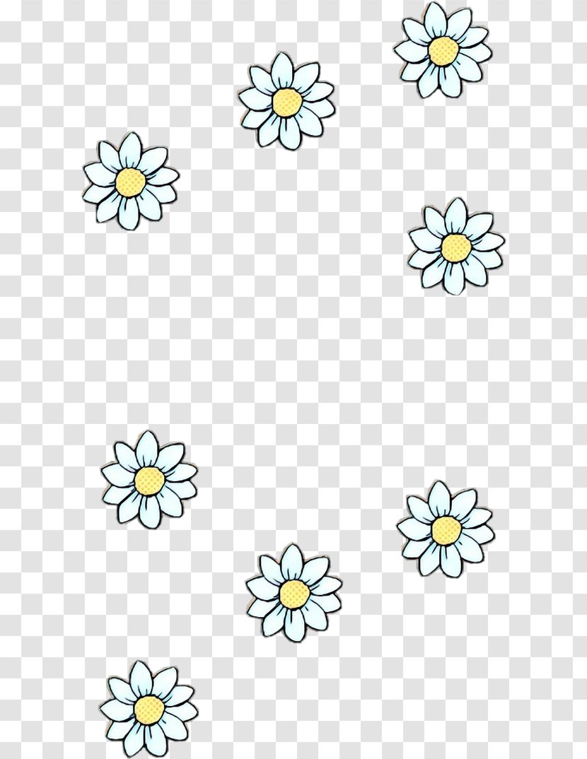 Flowers Background - Retro - Daisy Wildflower Transparent PNG