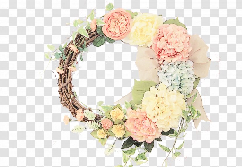 Floral Design Wreath Cut Flowers Wedding Ceremony Supply - Flower - Christmas Decoration Transparent PNG