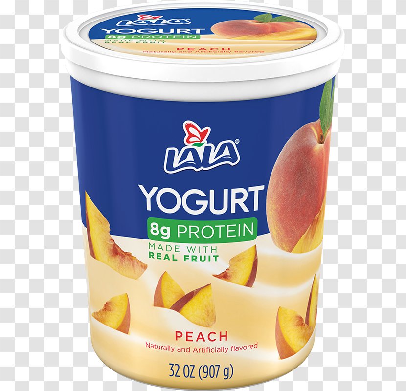 Smoothie Flavor Fluid Ounce Yoghurt Grupo Lala - Peach Yogurt Transparent PNG