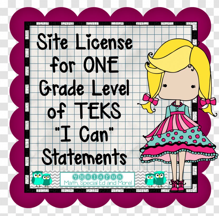 Site License Teacher Illustration School - Friendship - Grade Level Text Transparent PNG