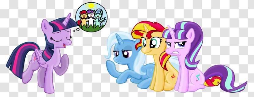 Twilight Sparkle Sunset Shimmer Pony Rarity Rainbow Dash - Tree - Watercolor Transparent PNG