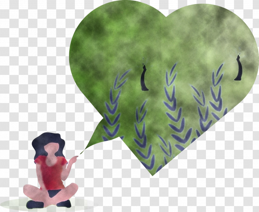 Cartoon Heart Plant Transparent PNG