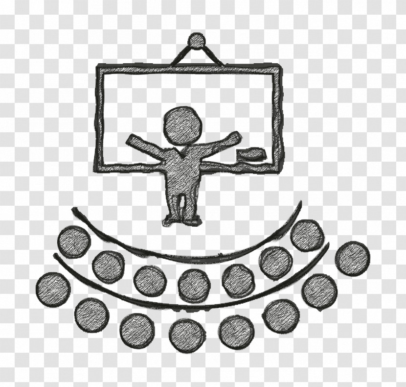 Education Icon Academic 2 Icon Teacher Lecture In Front An Auditory Icon Transparent PNG