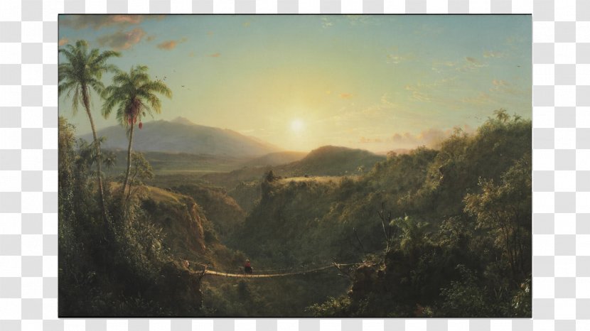 Rainy Season In The Tropics Landscape Painting Art Painter - Ecosystem Transparent PNG