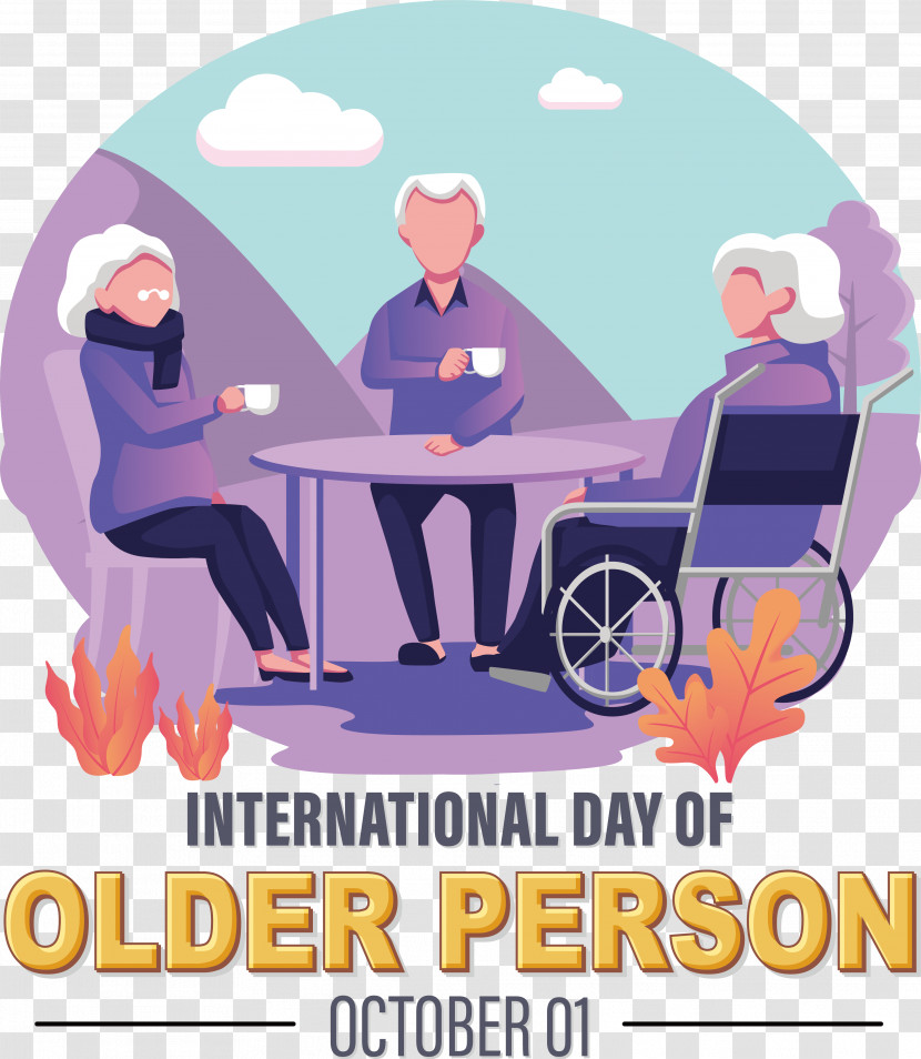 International Day Of Older Persons International Day Of Older People Grandma Day Grandpa Day Transparent PNG