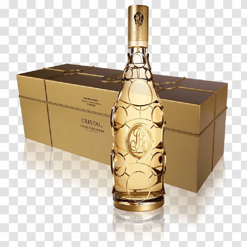 Champagne Louis Roederer Wine Cristal - Distilled Beverage Transparent PNG