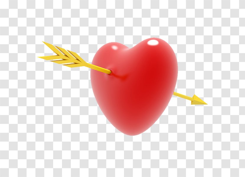 Arrow Heart - Valentine S Day - Stone Mandrel Transparent PNG